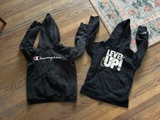 Lot Of 2 Hoodies Boys Size M 10-12 Years Nike Champion Back To School Play
