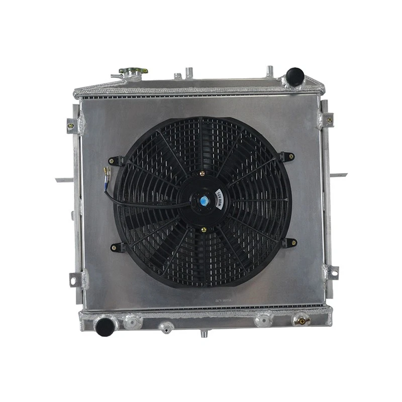 Aluminum Radiator+Shroud+Fan for KIA Sportage 2.0 L4 AT Petrol 1995-2001 2000 - Image 2 of 4