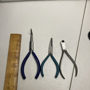 Set Of (3) Jewelry Makers Pliers!! England-Japan-Sweden 