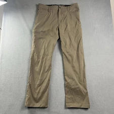 Wrangler ATG Pants Mens 36X32 Brown Stretch Nylon Stretch Outdoor Hiking