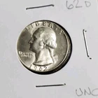 1962 D 25C Washington Quarter  Uncirculated