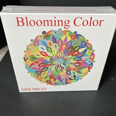 BLOOMING COLORS 1000 Piece Jigsaw Puzzle by BGRAAMIENS Mandala 26.6'' x 26.6''