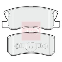 Mitsubishi Lancer Viii 2007 BremsbeläGe Hinten Apec Brembo (R90) R90 01112/209