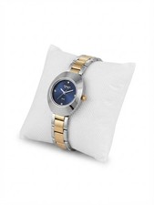 Omax Women's Silver Gold Analog Metal Strap Watch For Ladies Girls Fashion Gift