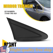 Right Passenger Mirror Corner Molding Pillar Fender Trim For Honda Civic 2012-15