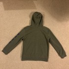 DKNY New Youth Boys Large 14-16 Olive Green Fleece Hoodie Sherpa Lined Hood NWT — photo 2