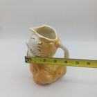 Yellow 1940s American Bisque Pottery Co. Bird Creamer Pitcher With Gold Trim  — photo 3