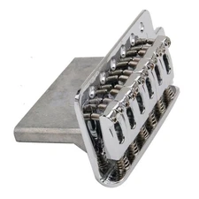 Alloy Chrome Tremolo Electric Guitar Bridge System For Fender Stratocaster Strat
