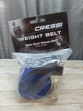 Cressi Nylon Weight Belt w/ Plastic Buckle