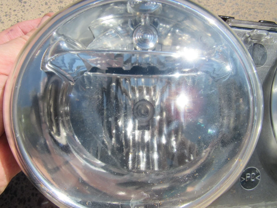 04-07 Faros de xenón Jaguar XJ8 XJR con lentes transparentes restauradas diestro y derecho probados OEM Foto 4 de 4