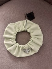 NWT Prada Light Green Re-Nylon Scrunchie