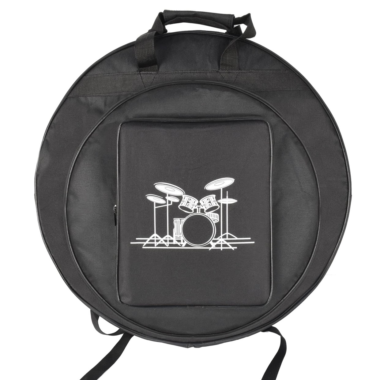 Tosnail 22" Cymbal Gig Bag with Carry Handle, Durable Shoulder Straps and Double
