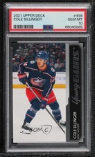 2021-22 Upper Deck Series 2 Young Guns Cole Sillinger #498 PSA 10 GEM MT 0lb7