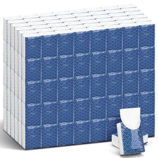 200 Pack Pocket Tissues - Soft 3-Ply Mini Travel Packs, Bulk Individual Sheets f