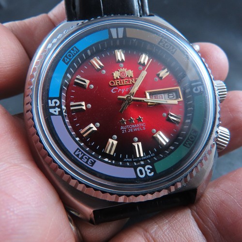 Reloj automático para hombre Japan Orient Three Star Crystal Daydate 469943 Movt - Imagen 2 de 13
