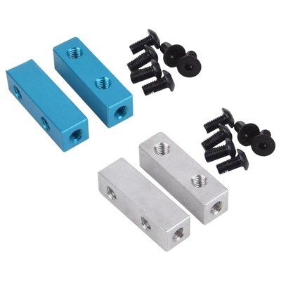 2x RC Servo Halterung Aluminiumlegierung High DIY Zubehör für 1:10 CW01 RC Hobby Auto