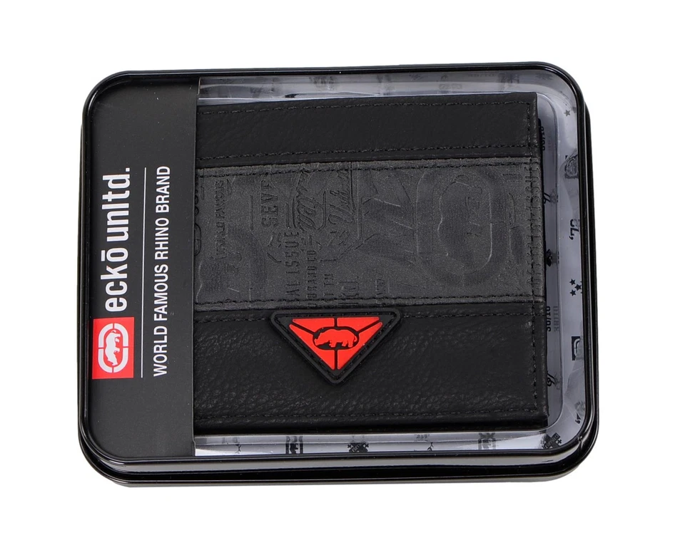 Ecko Unltd World Famous Rhino Men's Bifold Wallet Black - Image 2 of 4