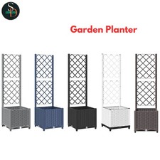 Garden Planter with Trellis PP