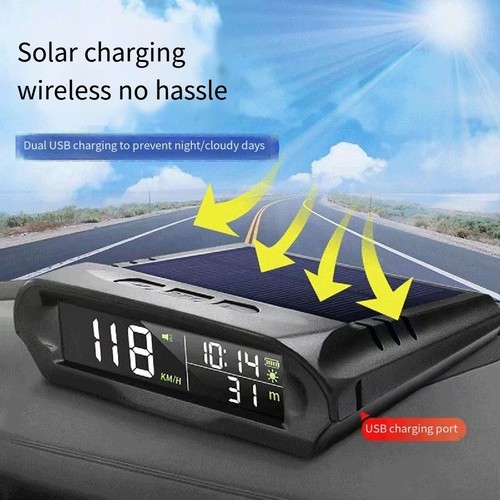 Innovatives solarbetriebenes Armaturenbrett HUD-Display für genaue Geschwindigk - Zdjęcie 10 z 12