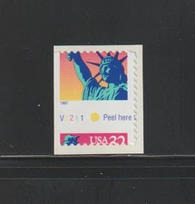 US EFO ERROR Stamps: #3122E Statue of Liberty: Big Die Cut Shift w/plate#! MNH
