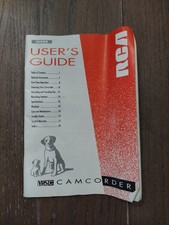 RCA Small Wonder Camcorder CC600 Instruction Manual Original