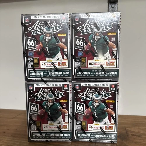 2024 Panini Absolute NFL Football Blaster Box Factory Sealed (4) Boxes Kaboom
