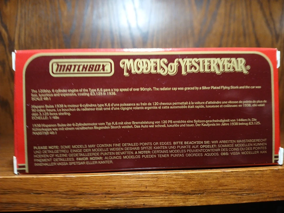 Matchbox Models Of Yesteryear 1993 - Image 3 of 4