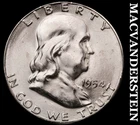 1954-S Silver Franklin Half Dollar - Choice Gem Brilliant Unc++++  #i1858