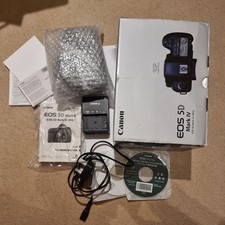 Canon EOS 5D Mark IV 30.4MP Digital SLR Camera - Black (Body Only) original Box