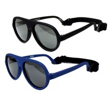 BIB-ON Top Flyer 2 Pack Straps   Infant's First Sunglasses for Ages 0-12 M