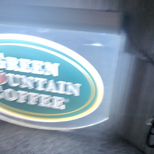 Green Mountain Coffee Sign Lite Up 20"X15" LED - Picture 4 of 7