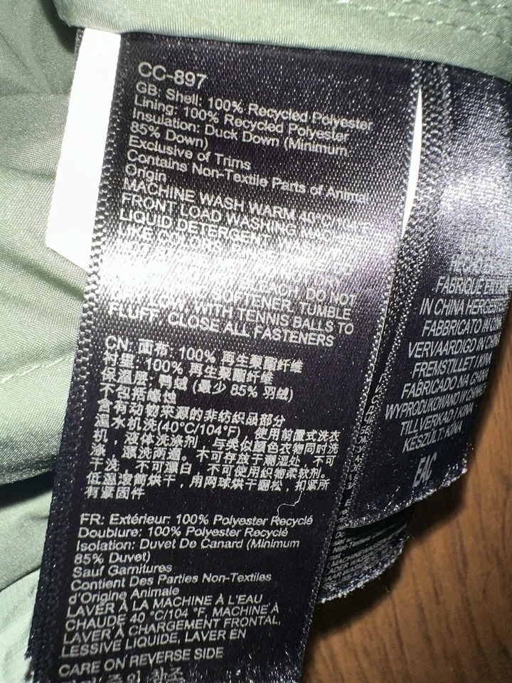 MARMOT Mens Highlander Jacket WaterResistant Lightweight Down Puffer Green M - Image 4 of 4