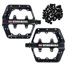 Yoshimura Chilao Ss Large Aluminum Flat Pedal Yoshikoteblack Mtb Bmx Pedals Yoshimura Chilao Ss Large Aluminum Flat Pedal Yoshikoteblack Mtb Bmx Pedals