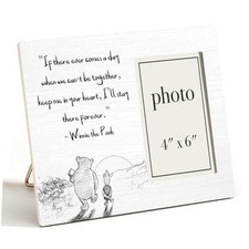 Pooh Bear Quote Picture Frame, Farewell Gifts for Women Men Best Friend,