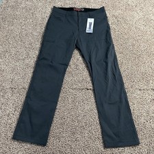 Wrangler ATG Synthetic Utility Pant Mens Charcoal Gray Outdoor Hiking Nylon