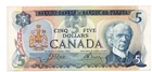 1979 CANADA 5 DOLLARS NOTE - p92b VF+