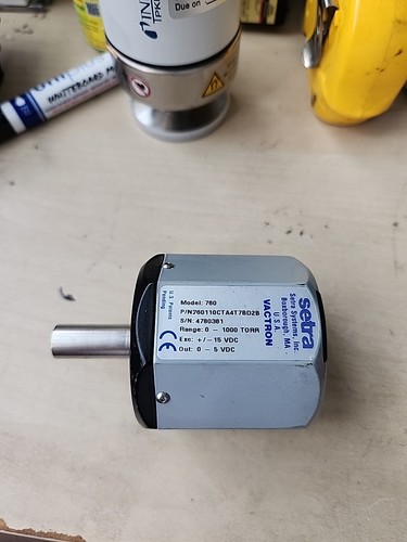 Setra Vactron 760 Capacitance Manometer 1000 Torr Pressure Transducer ...