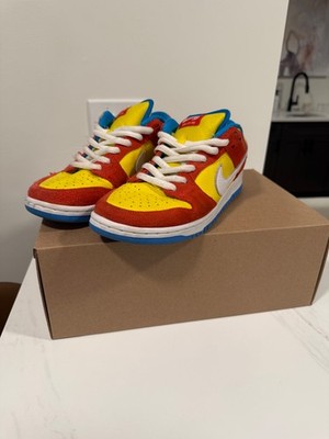 Size 9 - Pre-Owned Nike SB Dunk Low Bart Simpson 2022 w/ Replacement Box