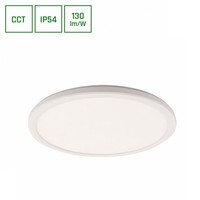 Led Nymphea Flat Duo Deckenleuchte 24W Cct 2400Lm IP54 120° Weiß 3000K-6000K