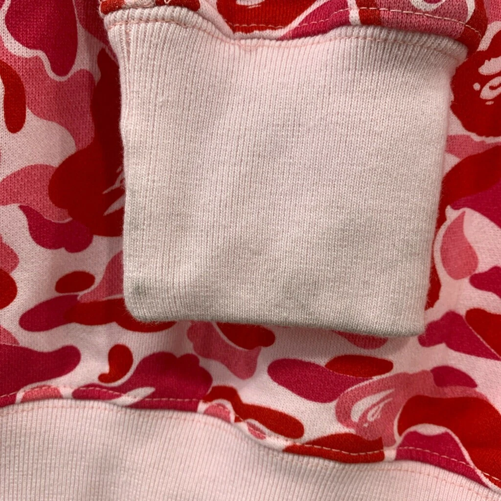 A BATHING APE (BAPE) Felpa con Cappuccio Made In Japan A Bathing Ape Shark Sarcamo Rosa Uomo Xl Usata S