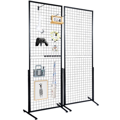 #ad #ad Uimoso 2#x27; x 5.6#x27; Grid Wall Panels Tower 2 Packs Wire Gridwall Display Racks $42.29