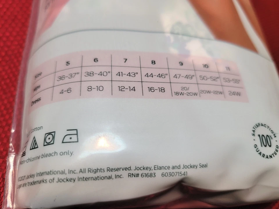 *NUEVO* 3 pares de bragas Jockey ELANCE 1541 corte francés 100 % ALGODÓN talla 10/3XL Foto 3 de 4