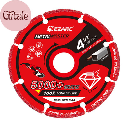 Diamond Cutting Wheel 4 1/2 X 7/8 Inch for Metal, Cut off Wheel with 5000+ Cuts