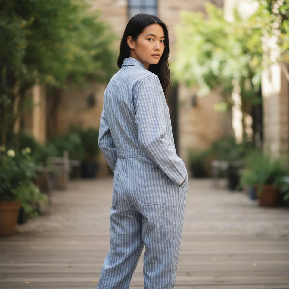 Vintage Red Kap Herringbone Work Coverall, Men's S-L - Image 2 of 4