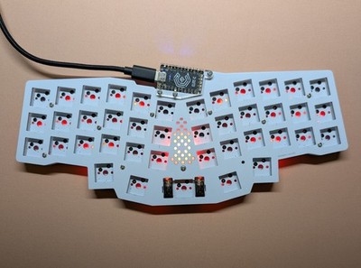 Reviung41 41 Key Split Ortholinear Mechanical Keyboard Hotswap Prebuilt