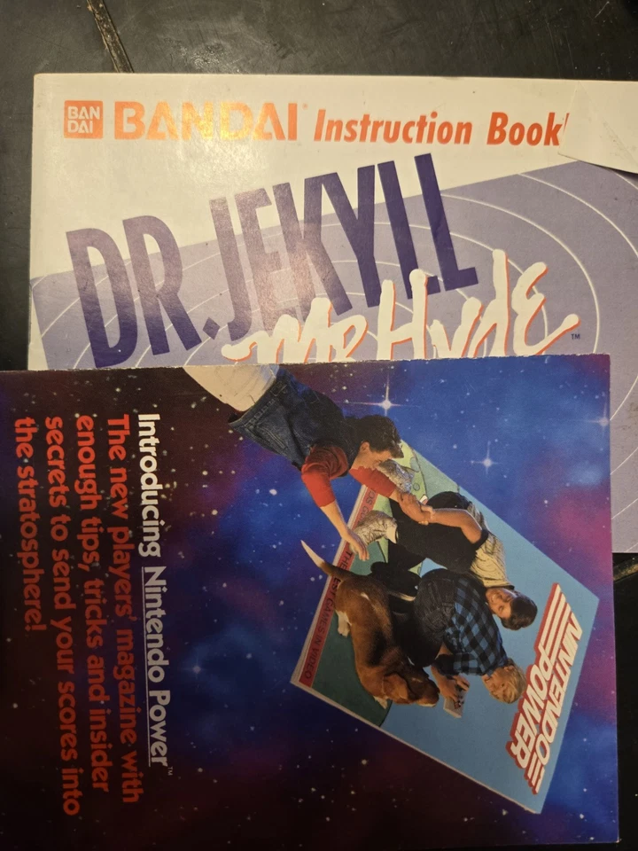 Dr. Jekyll and Mr. Hyde (Nintendo, 1989) NES CIB Complete With Box And Manual - Image 4 of 4