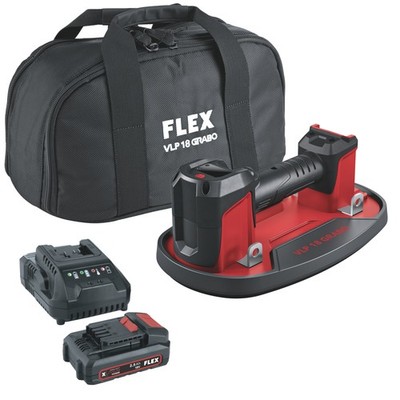 Flex Akku-Vakuumheber VLP Grabo + Akku 2.5 Ah + Ladegerät CA 18.0-LD (18 V)