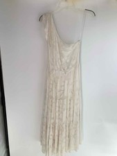 Size MEDIUM White Floral Dress