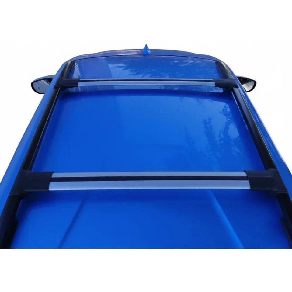 Roof Racks for Volkswagen Passat Variant - Wagon (B6) (2006-2010) Crossbars Gray Foto 3 de 4