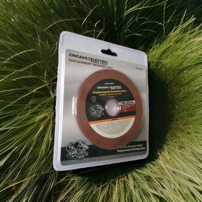 Chicago Electric Replacement Grinding Disc .100 Grit ChainSaw Sharpener...